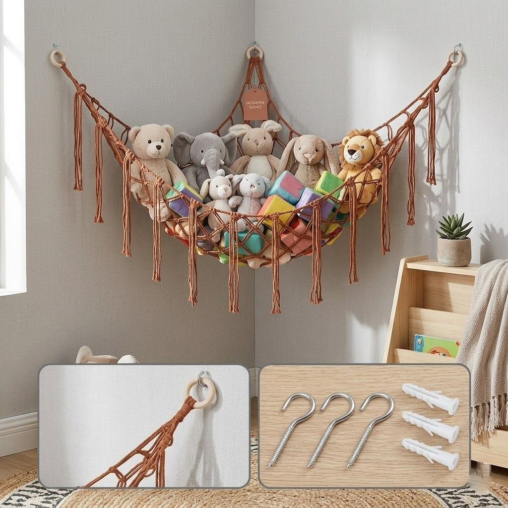 Toy Storage Mesh Bag