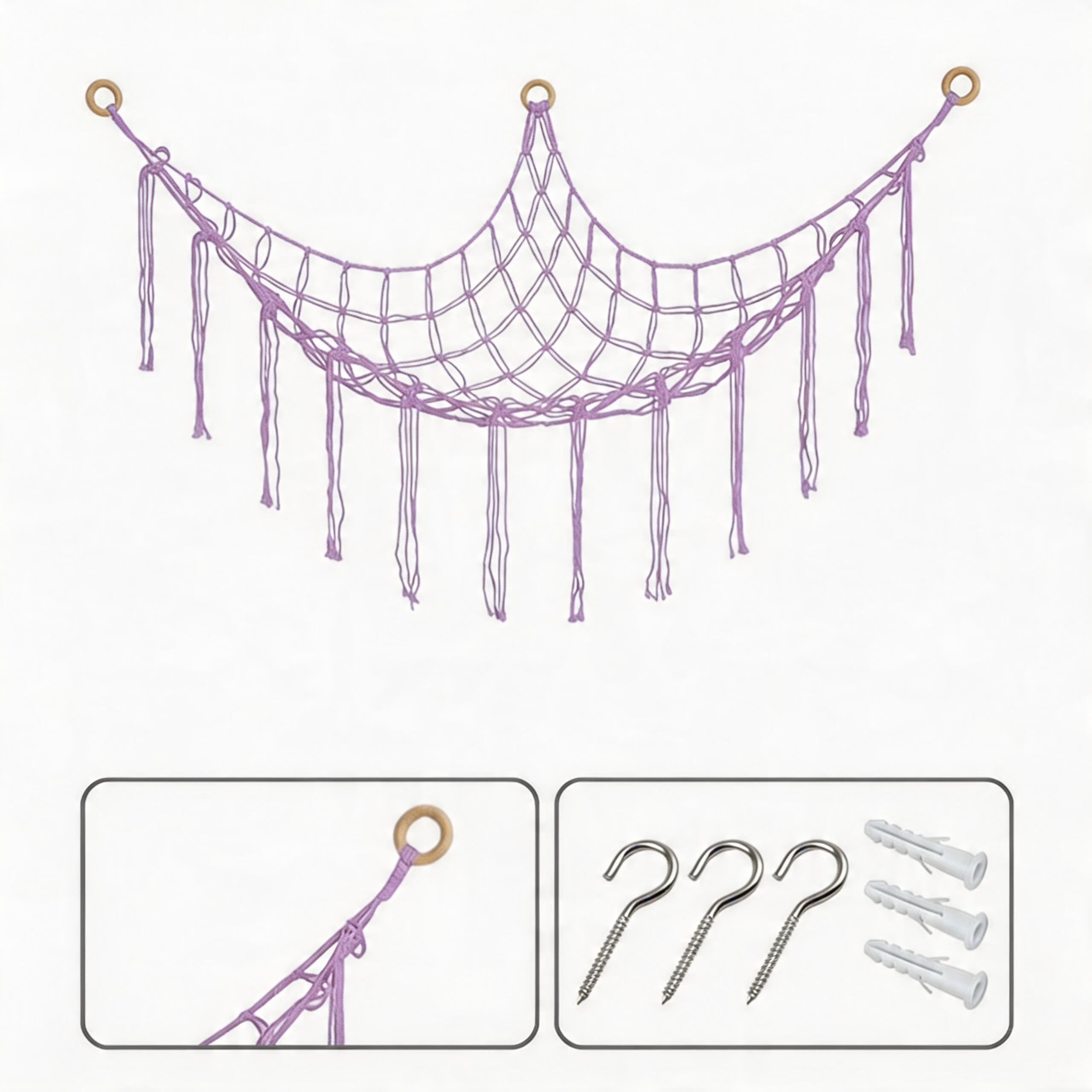 Toy Storage Mesh Bag