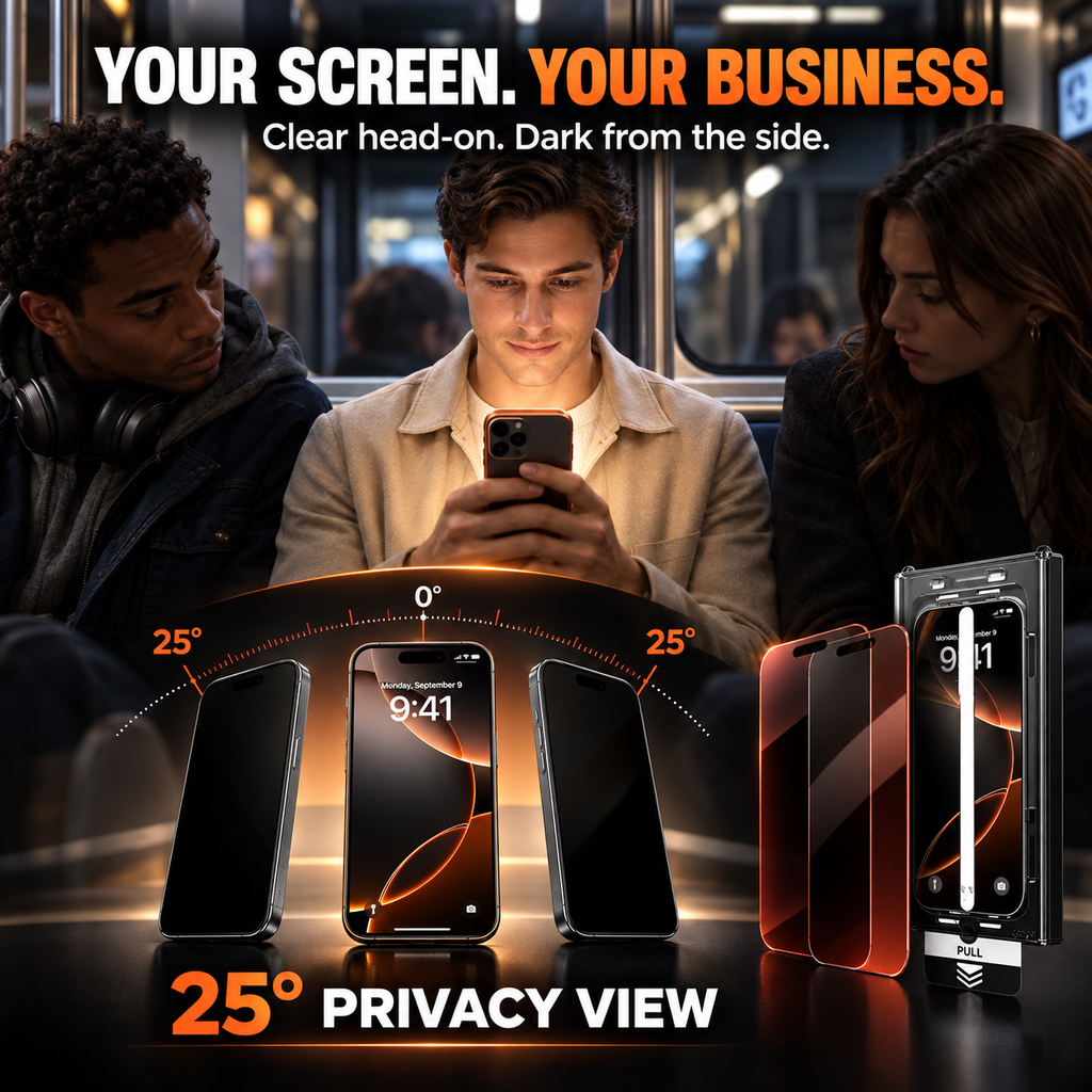 47% OFF PandaShield — iPhone Privacy Glass with Easy-Install Alignment Box