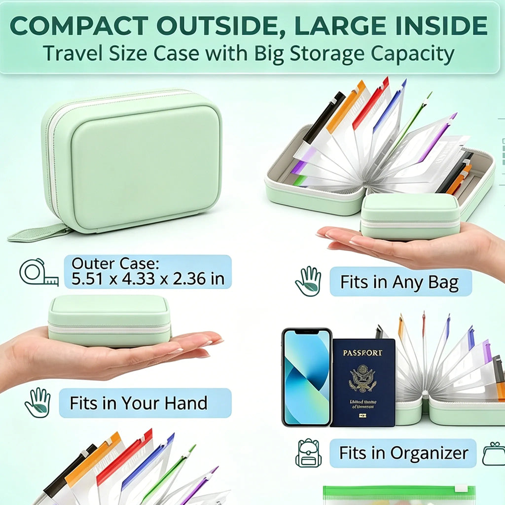 💊 Waterproof Pill Pouch Set – Organize Your Week in Seconds