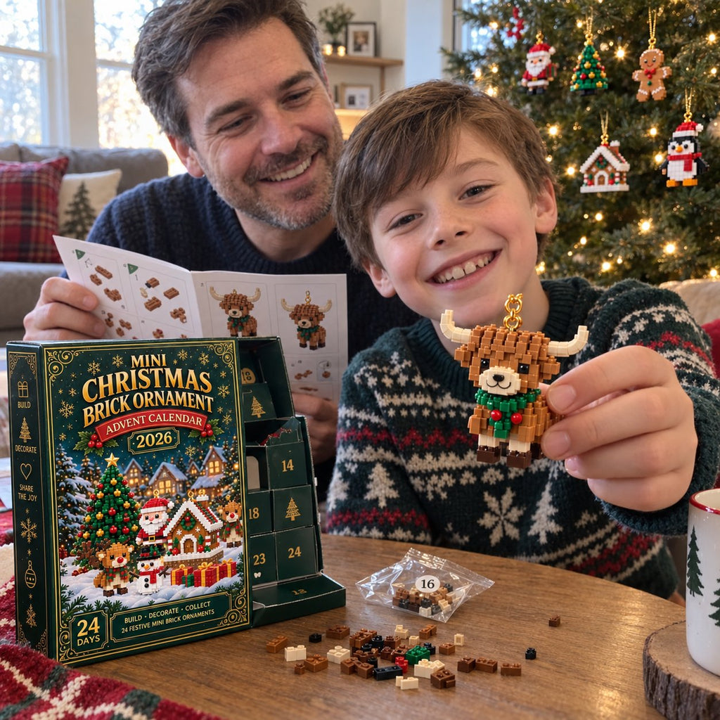50% OFF 🎄 Build a Little Christmas Magic Every Day—24-Day Brick Advent Calendar
