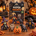 🎃 ✨Halloween 3D Paper Craft Kit – 50 Pre-Printed Sheets + Step-by-Step Guide