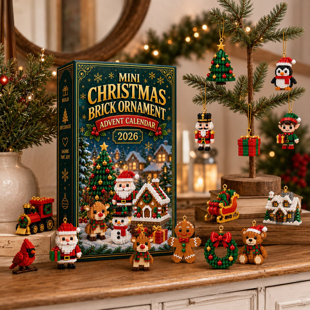 50% OFF 🎄 Build a Little Christmas Magic Every Day—24-Day Brick Advent Calendar