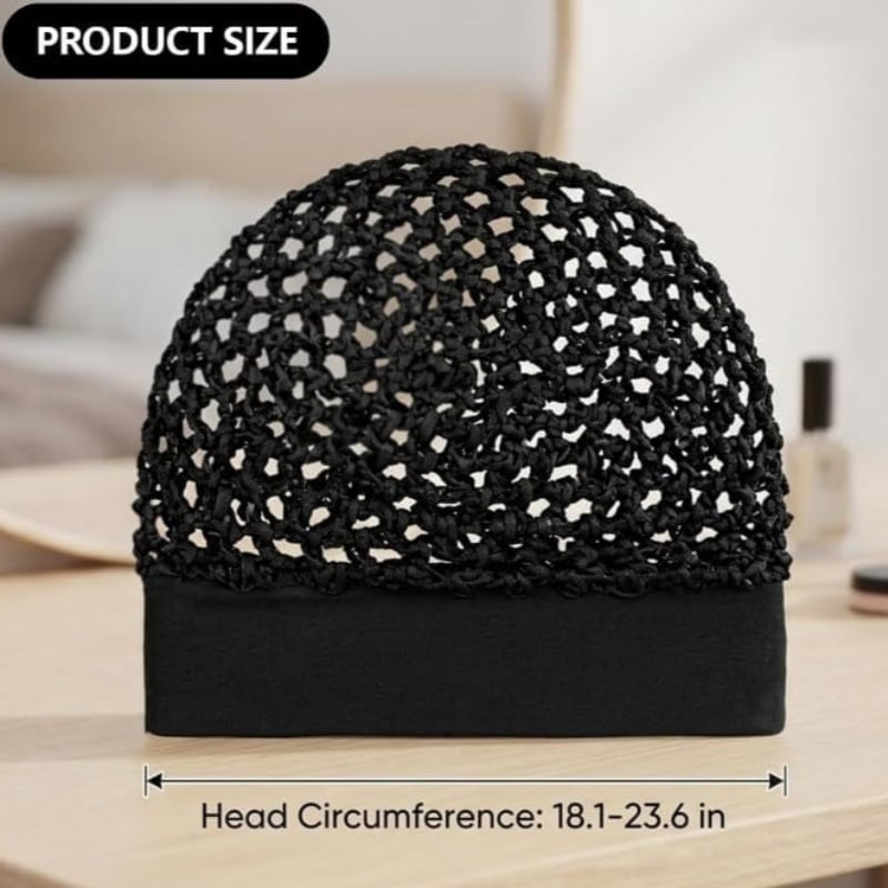 50% OFF — 🌙3-Pack Soft, Stretchy Sleep Bonnets