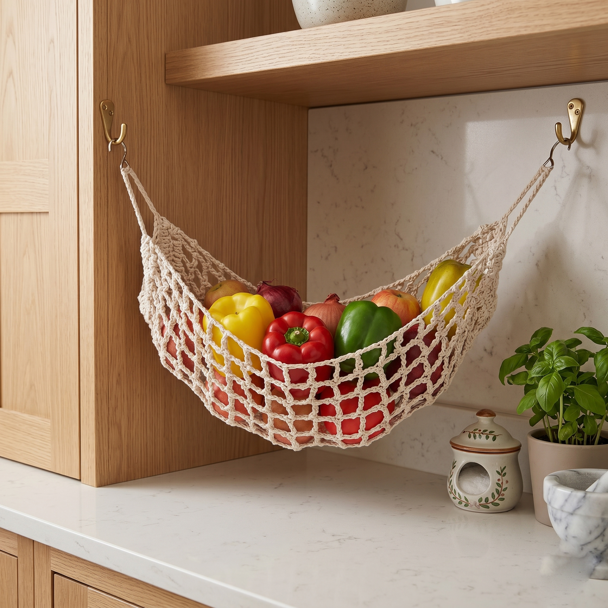 Home Kitchen Hanging Fruit Basket