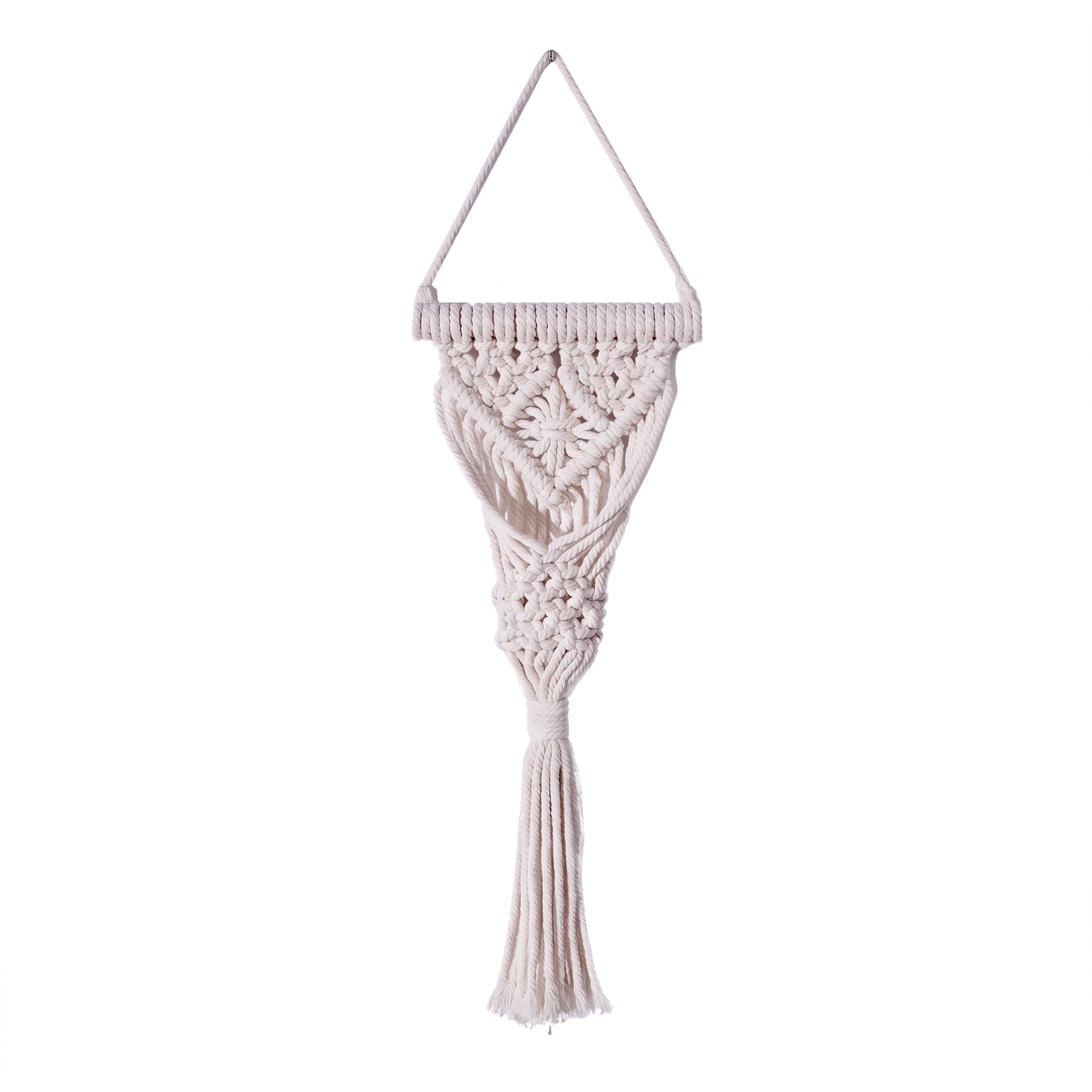 Hand-Woven Decorative Mesh Bag for Dried Flowers