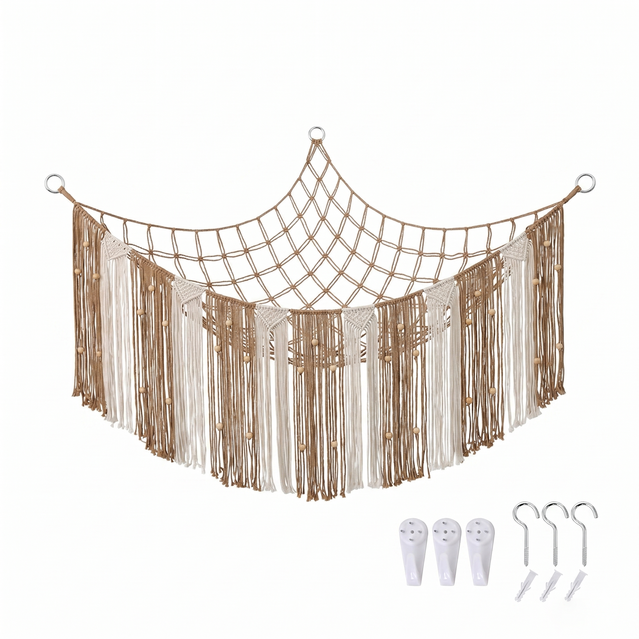 Children's Room Corner Storage Mesh Net