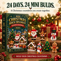 50% OFF 🎄 Build a Little Christmas Magic Every Day—24-Day Brick Advent Calendar