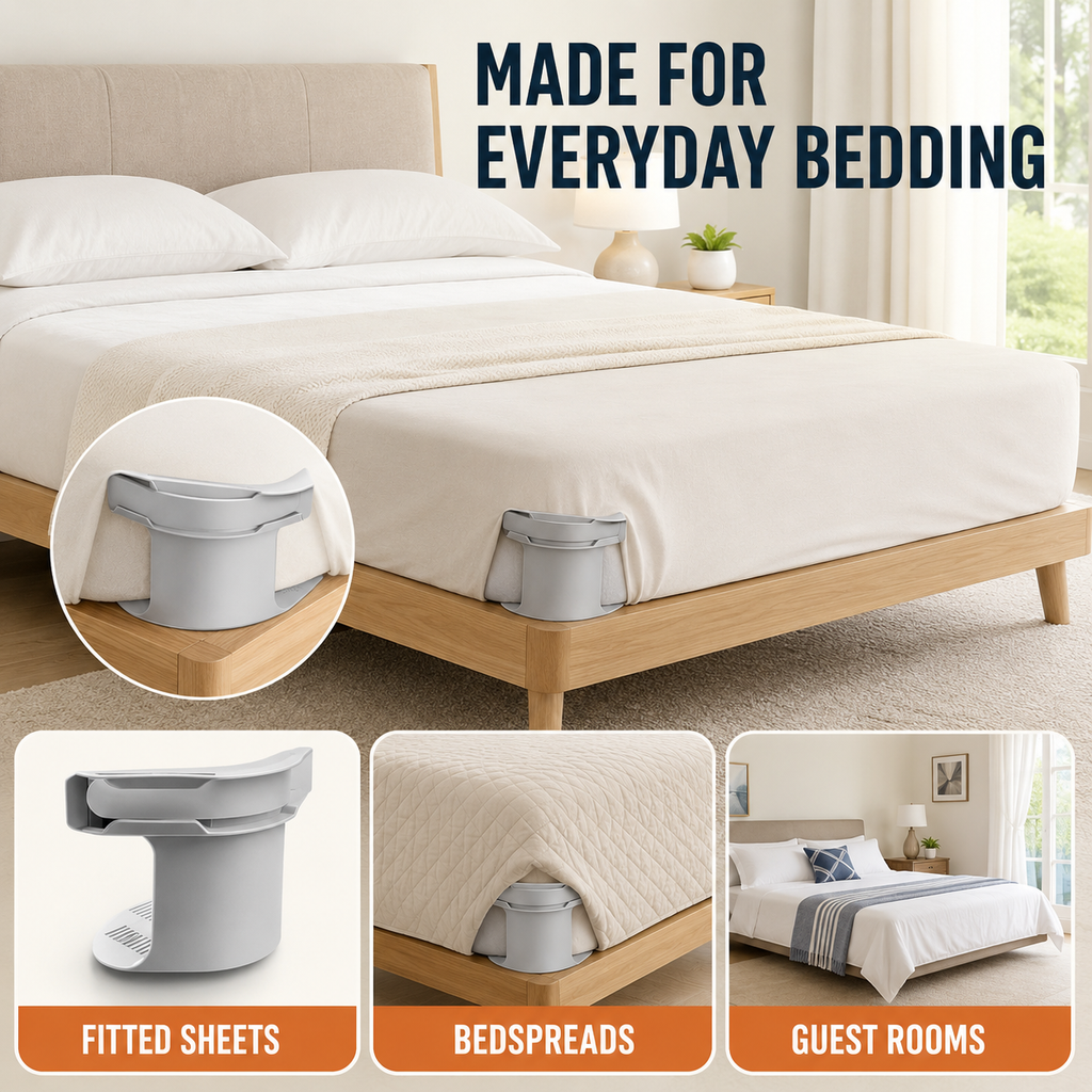 🛏️ Bed Sheet Corner Holders Help Keep Sheets From Slipping